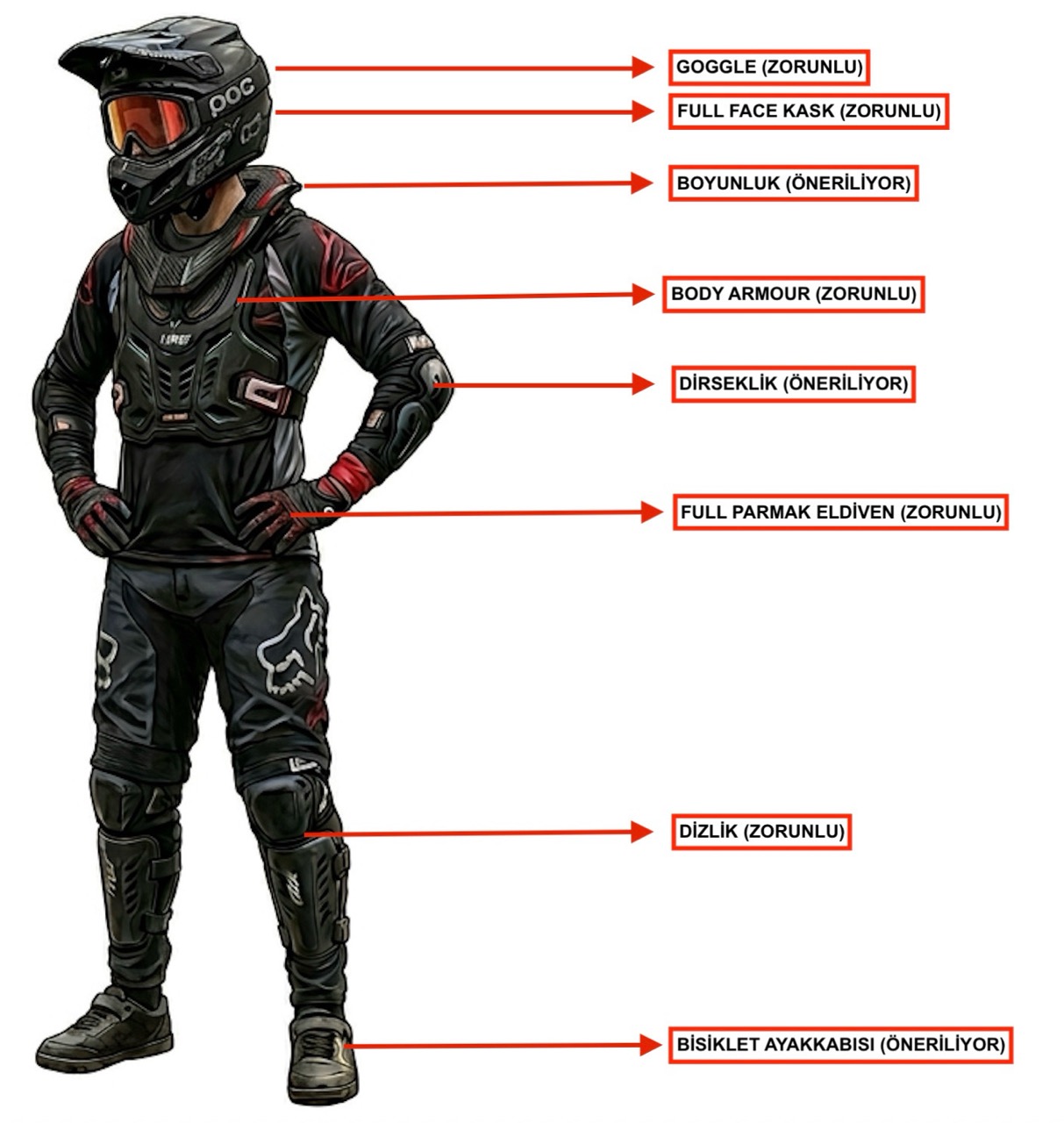 DOWNHILL VE ENDURO GÜVENLİK ÖNLEMLERİ